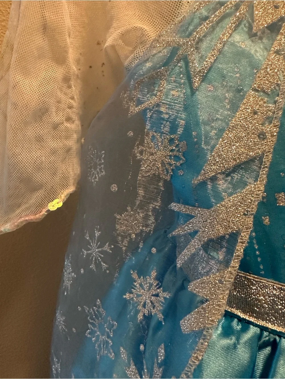 Blue Sparkle Princess Costume Dress for Kids